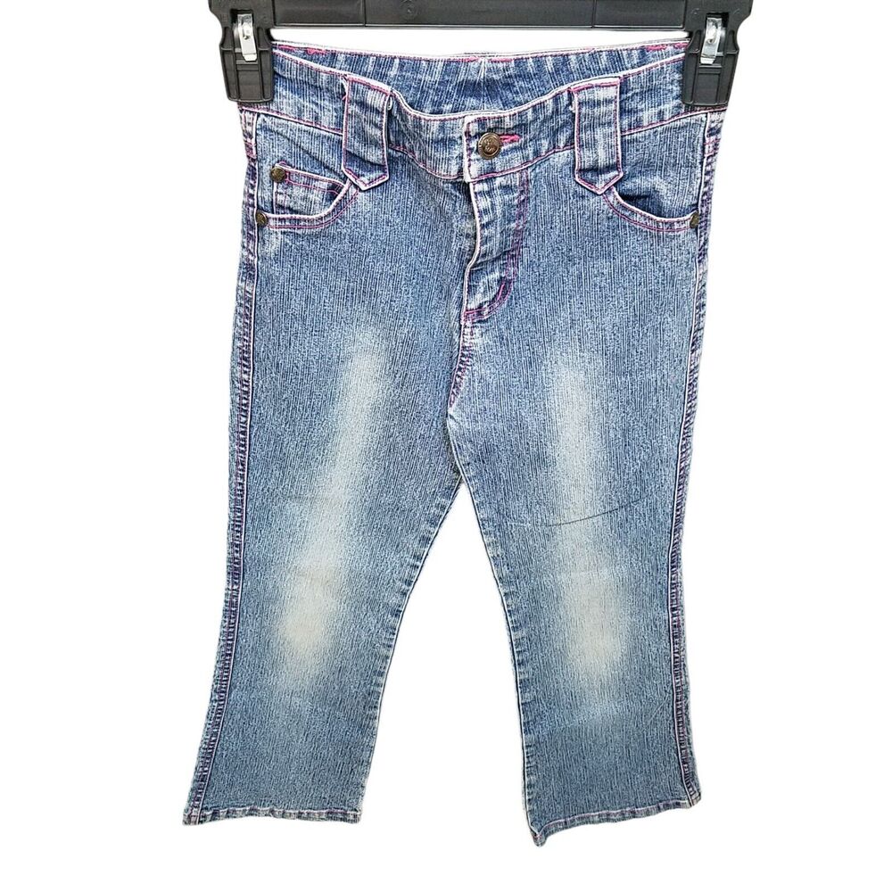 Got 2B Real Girls Size 6X Blue Solid Jeans